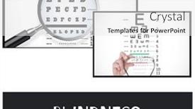  Presentation with magnifying glass - Slide deck consisting of collage-of-magnifying-glass background and a white colored foreground