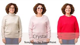  Presentation with collage - Amazing PPT theme having collage-of-middle-age-senior backdrop and a lemonade colored foreground