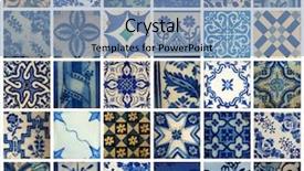  Presentation with islamic tiles - Presentation design enhanced with architecture islamic - collage of more than 30 background and a light blue colored foreground