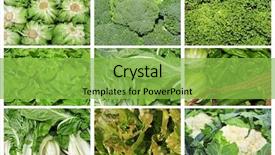  Presentation with health pictures - Slides with collage of nine pictures background and a seafoam green colored foreground