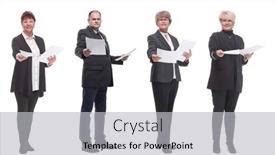  Presentation with people collage - Theme enhanced with collage-of-people-holding-a4 background and a light gray colored foreground