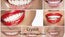  Presentation with collage of diversity people - Beautiful PPT layouts featuring collage of people smiling backdrop and a coral colored foreground