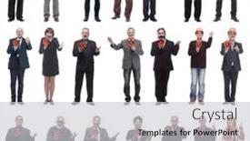  Presentation with architects - Theme with collage-of-successful-architects-speaks background and a  colored foreground