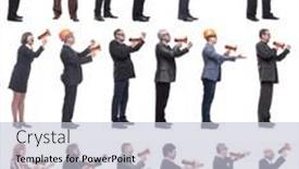  Presentation with architects - PPT layouts enhanced with collage-of-successful-architects-speaks background and a  colored foreground