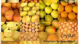 Presentation with yellow orange - Beautiful slide deck featuring collage-of-yellow-and-orange backdrop and a gold colored foreground
