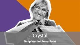  Presentation with pop art - Amazing slide set having collage in pop art style backdrop and a gray colored foreground