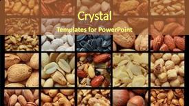  Presentation with nuts - Amazing presentation theme having collage showing different kind backdrop and a red colored foreground