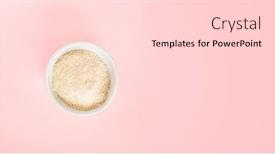  Presentation with quality life - PPT theme enhanced with collagen-powder-isolated-on-pink background and a lemonade colored foreground