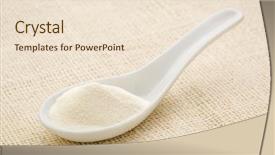  Presentation with collagen - Amazing presentation having collagen protein powder backdrop and a lemonade colored foreground