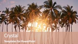  Presentation with pathways in winter - Presentation having collages for hikers with snowshoes background and a coral colored foreground