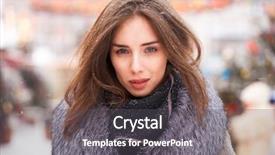  Presentation with gray - Slide set consisting of collar on a red square background and a  colored foreground