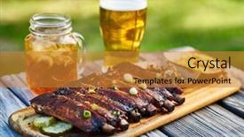  Presentation with mac - Amazing theme having collard greens and mac backdrop and a gold colored foreground