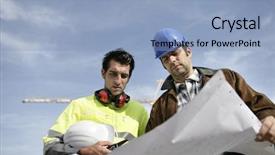  Presentation with foreman - Beautiful slides featuring internal organs of pig isolated backdrop and a sky blue colored foreground