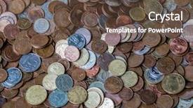  Presentation with donation - Colorful PPT theme enhanced with collected telethon in a church backdrop and a tawny brown colored foreground