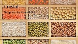  Presentation with lentils - Beautiful presentation featuring collection assorted of lentils beans backdrop and a gold colored foreground