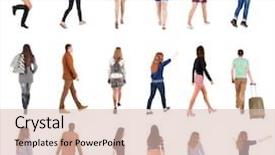  Presentation with elderly people walking difficulties - Cool new slide set with urgent important priority stamp word concept backdrop and a gray colored foreground