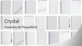  Presentation with spiral binding - PPT theme enhanced with collection blank background paper spiral background and a white colored foreground
