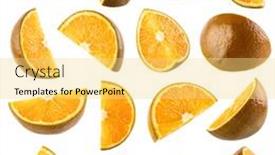  Presentation with white chocolate - Presentation theme consisting of collection-of-16-chocolate-brown background and a yellow colored foreground