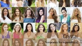  Presentation with superstition different templets - PPT layouts with collection of 28 different caucasian background and a coral colored foreground