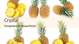  Presentation with pineapple - Slides featuring confident construction engineer in hardhat with arms crossed on chest background and a mint green colored foreground