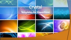  Presentation with motion design - Presentation theme consisting of collection of abstract multicolored backgrounds background and a teal colored foreground