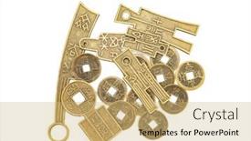  Presentation with ancient china - Theme featuring collection-of-antique-and-ancient background and a yellow colored foreground