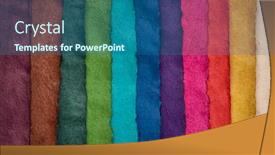  Presentation with mayan - Presentation theme featuring collection-of-colorful-handmade-huun background and a ocean colored foreground