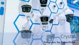  Presentation with inspection - Beautiful presentation theme featuring collection-of-different-control-recording backdrop and a light blue colored foreground