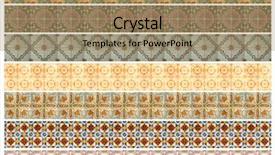  Presentation with patterns - Audience pleasing PPT theme consisting of collection of different orange patterns backdrop and a coral colored foreground