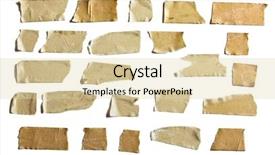  Presentation with scotch tape - Cool new PPT theme with collection of different tape isolated backdrop and a lemonade colored foreground