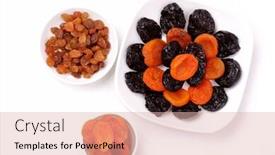  Presentation with fruits - Colorful theme enhanced with collection-of-dried-fruits backdrop and a lemonade colored foreground