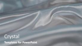  Presentation with tailor store - Presentation theme featuring collection-of-fashionable-fabrics-samples background and a gray colored foreground