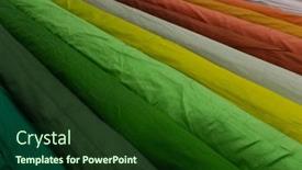  Presentation with tailor store - Theme consisting of collection-of-fashionable-fabrics-samples background and a tawny brown colored foreground