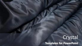  Presentation with fabrics - Presentation enhanced with collection-of-fashionable-fabrics-samples background and a dark gray colored foreground