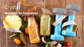  Presentation with fruit juice bottle - Audience pleasing presentation design consisting of collection-of-fresh-fruit-juice backdrop and a red colored foreground