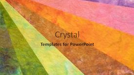  Presentation with fibers - Slide deck with collection-of-of-colorful-marbled background and a  colored foreground