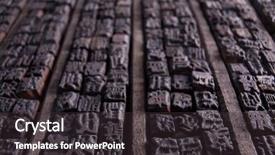  Presentation with chinese chinese - Beautiful slide deck featuring collection of old chinese wooden backdrop and a wine colored foreground