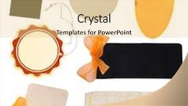  Presentation with orange - Audience pleasing slides consisting of collection of orange tags backdrop and a yellow colored foreground