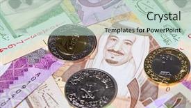  Presentation with saudi arabia - Amazing slide deck having collection of saudi arabia riyal backdrop and a  colored foreground