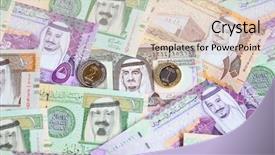  Presentation with saudi arabia - Audience pleasing PPT layouts consisting of collection of saudi arabia riyal backdrop and a  colored foreground