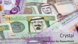  Presentation with saudi arabia - Cool new theme with collection of saudi arabia riyal backdrop and a  colored foreground