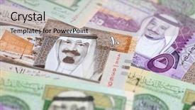  Presentation with saudi arabia - Audience pleasing theme consisting of collection of saudi arabia riyal backdrop and a mint green colored foreground