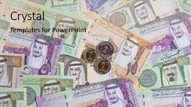  Presentation with saudi arabia - Cool new PPT theme with collection of saudi arabia riyal backdrop and a soft green colored foreground