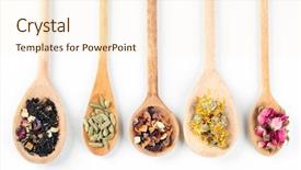  Presentation with tea collection - Audience pleasing PPT layouts consisting of collection of tea and natural backdrop and a cream colored foreground