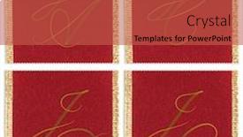  Presentation with textile - Amazing presentation theme having collection-of-textile-monograms-design backdrop and a red colored foreground