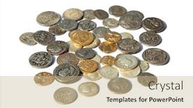  Presentation with ancient roman - Presentation theme enhanced with collection-of-the-ancient-greek background and a coral colored foreground