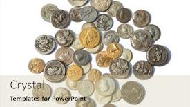  Presentation with ancient roman - Colorful presentation theme enhanced with collection-of-the-ancient-greek backdrop and a soft green colored foreground