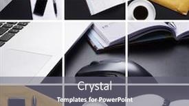  Presentation with elements - Cool new theme with agenda global - collection of the business elements backdrop and a gray colored foreground