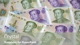  Presentation with banknotes - PPT layouts featuring collection-of-the-chinese-banknotes background and a gray colored foreground
