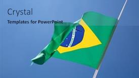  Presentation with football blue - PPT theme with collection-of-the-football-nations background and a light blue colored foreground